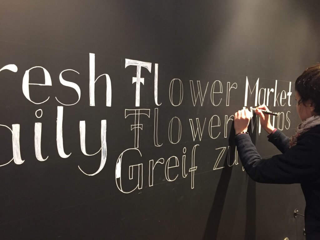 What’s the difference between sign painting, lettering and calligraphy ?